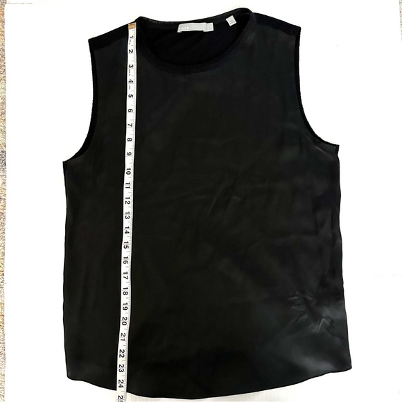 Vince Women’s silk tank top black Small - Picture 7 of 10